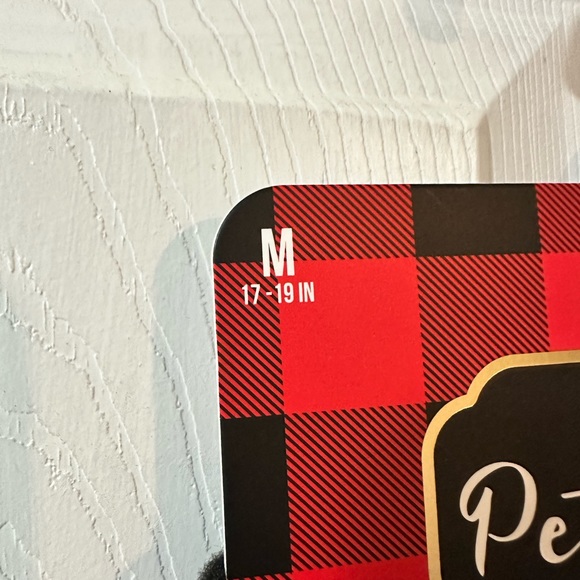 Woof Buffalo Check Pet Jacket - Medium - red/black checkered NWT - Picture 7 of 9